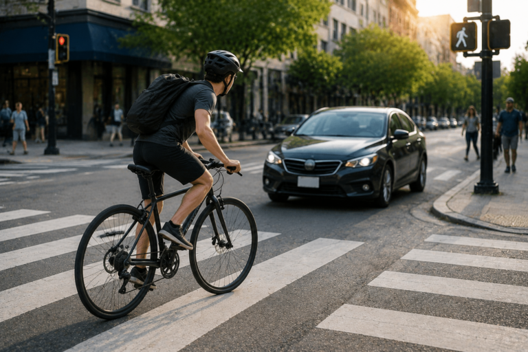 Accidentes De Bicicleta En Cruces Peatonales
